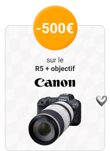 -500€ R5 + objectif Canon