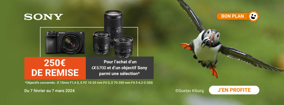 Sony A6700 + obj -250€ - Accueil