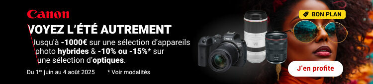 Canon -600€ été 2025 - Categ compacts