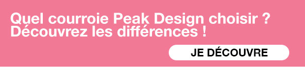 Quelle courroie Peak Design choisir ? Découvrez les différences !